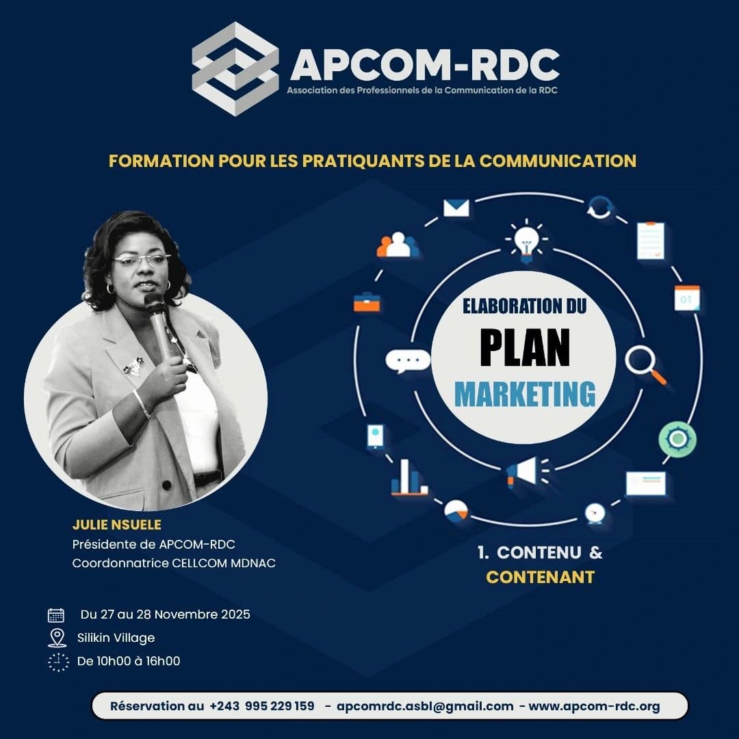 Affiche — Elaboration d'un plan marketing